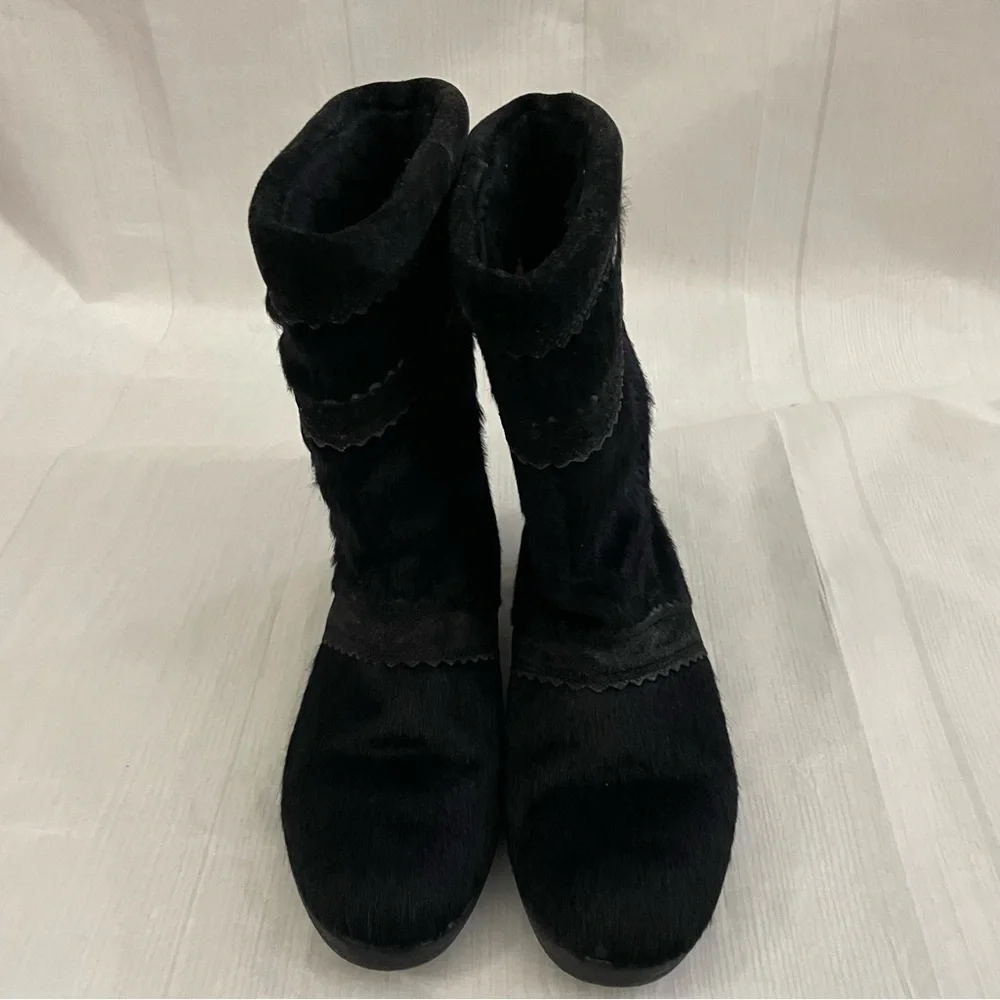 Vintage TECNICA Women’s Cortina Skandia Goat Fur Winter Boots Size 38 US 7.5